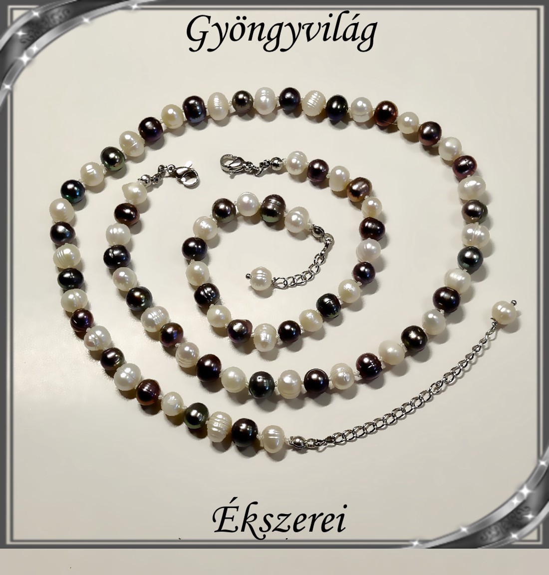 Set colier-rățară cu perle Sweetwater cu închidere din oțel inoxidabil SSZ-NA-IG02 - - Artynos.ro Set colier-rățară cu perle Sweetwater cu închidere din oțel inoxidabil SSZ-NA-IG02 - - Artynos.ro