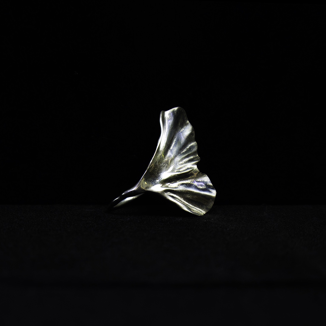 Inel Gliding Leaf - bijuterii - inele - inele de statement - Artynos.ro
