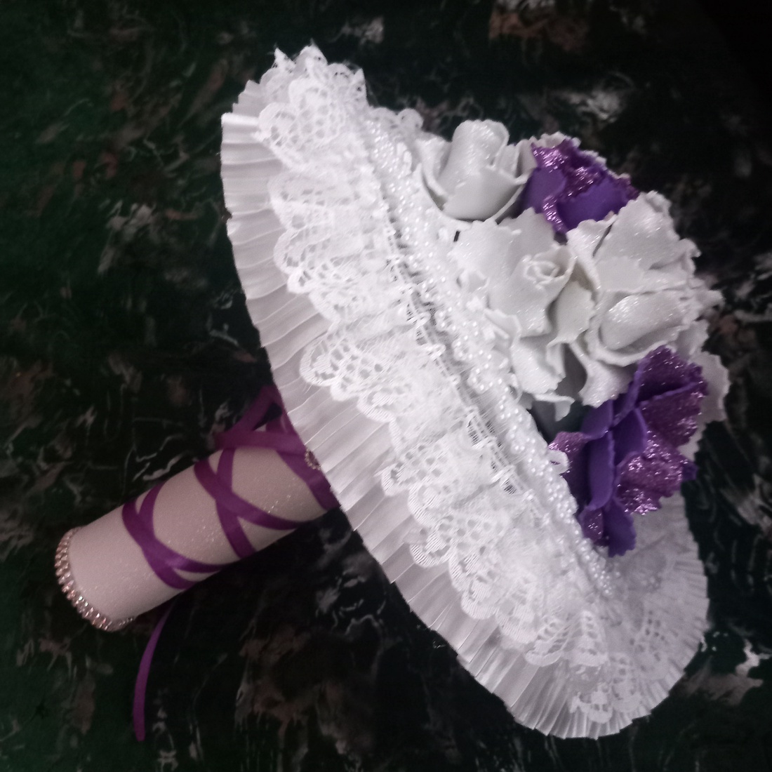 Buchet de mireasa - accesorii nuntă - accesorii de nuntă - cravate mire - Artynos.ro