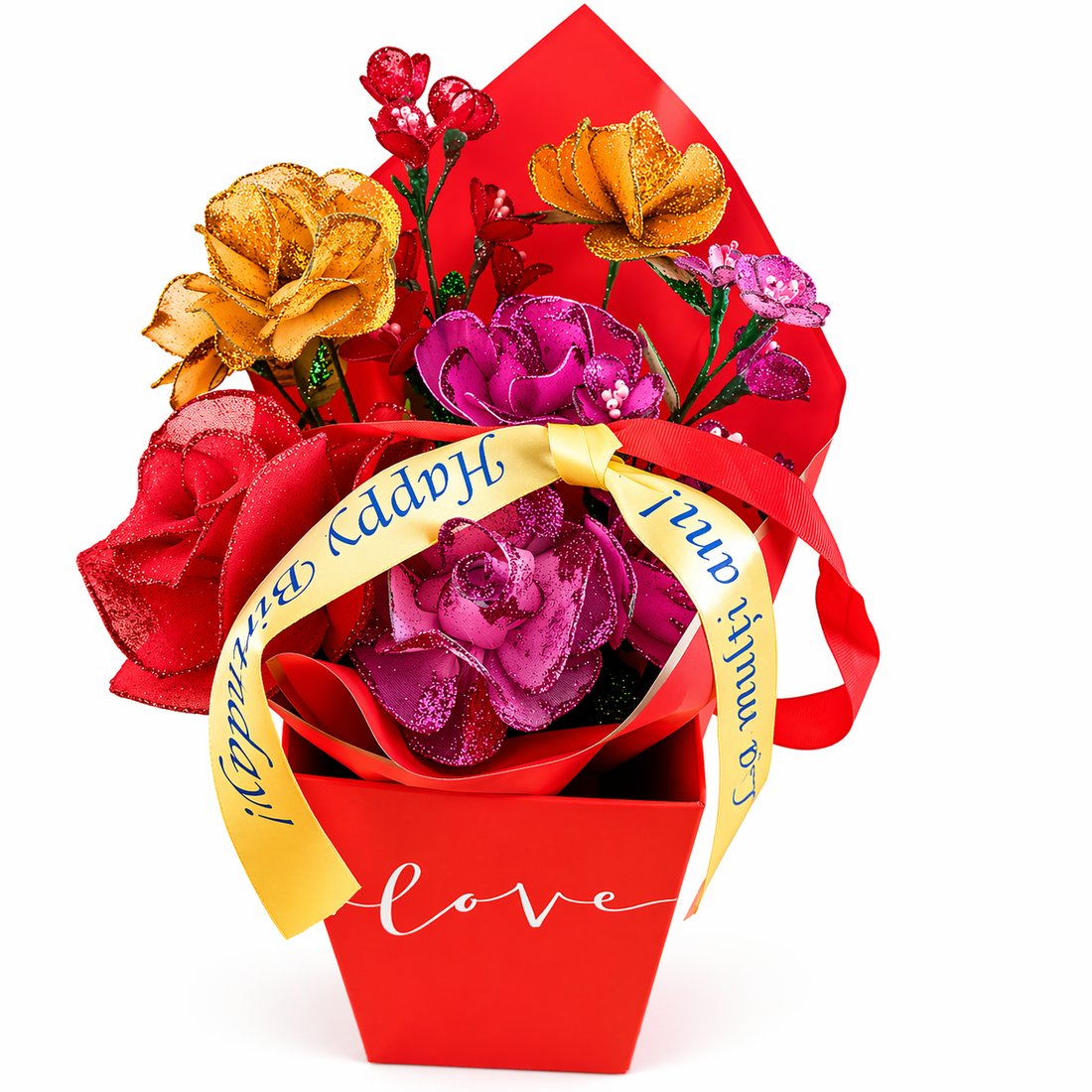 Aranjament floral elegant - casă & stil de viață - decorațiuni de casă - accesorii florale - buchete de flori - Artynos.ro