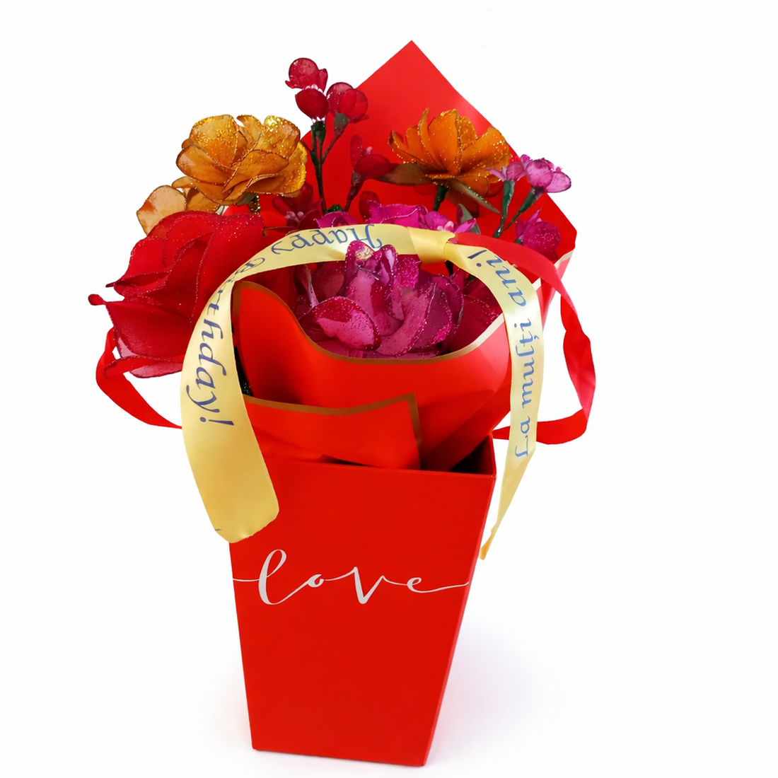 Aranjament floral elegant - casă & stil de viață - decorațiuni de casă - accesorii florale - buchete de flori - Artynos.ro