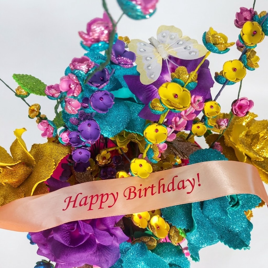 Aranjament Floral Festiv  � Explozie de Culoare și Strălucire - casă & stil de viață - decorațiuni de casă - decorațiuni de pereți - decorațiuni cu licheni - Artynos.ro
