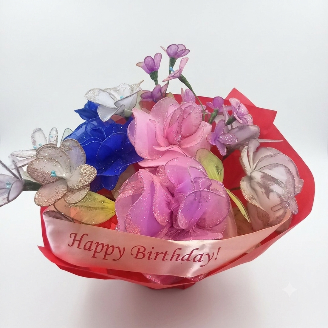 Buchet Artizanal Happy Birthday  - casă & stil de viață - decorațiuni de casă - accesorii florale - buchete de flori - Artynos.ro