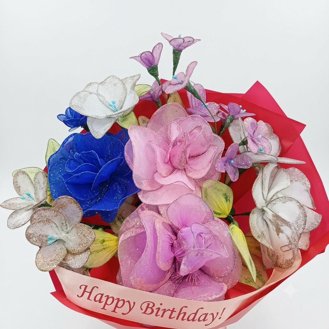 Buchet Artizanal Happy Birthday  - casă & stil de viață - decorațiuni de casă - accesorii florale - buchete de flori - Artynos.ro