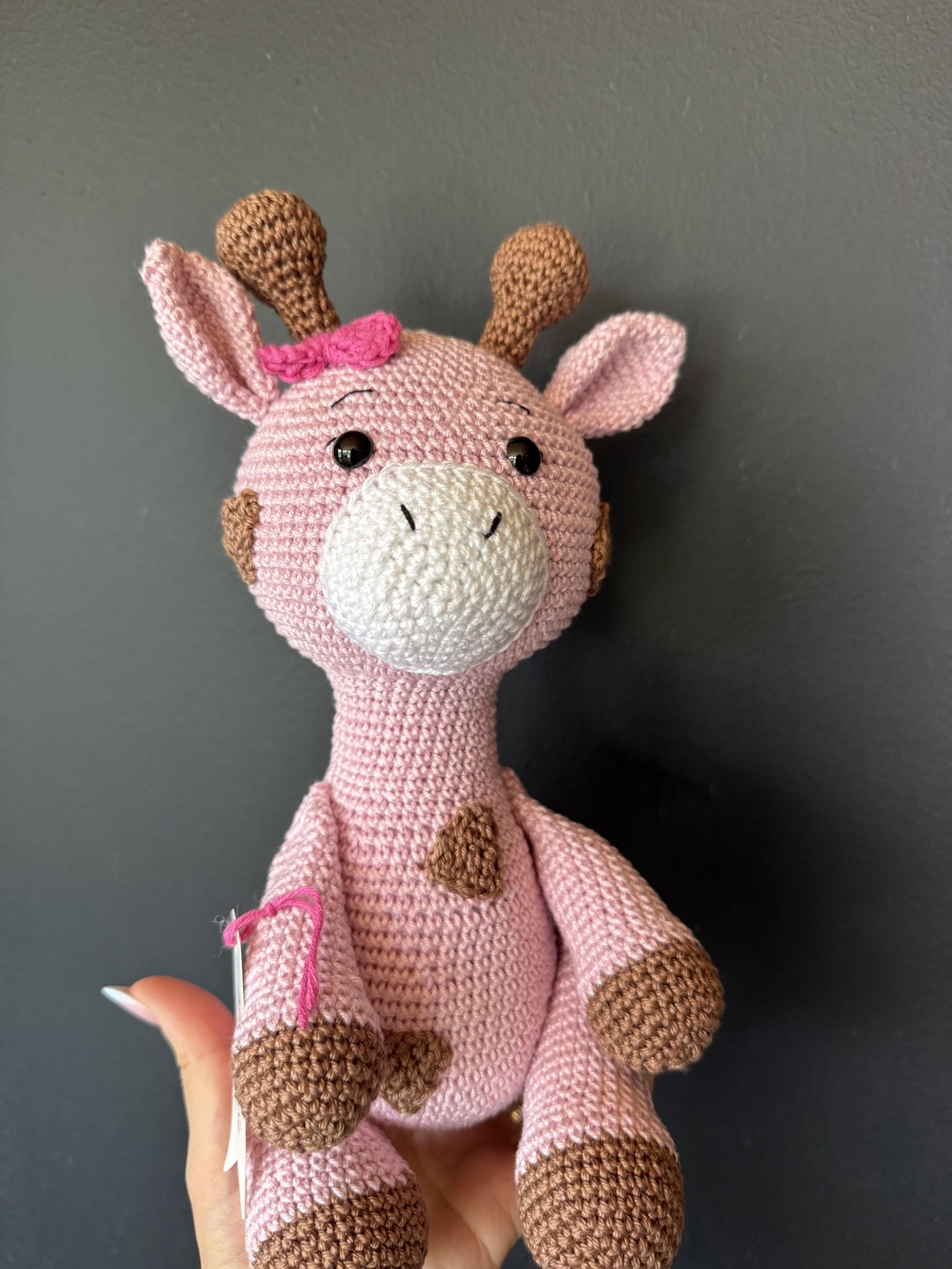 Girafă crosetata - casă & stil de viață - echipament pentru camera copiilor - cutie pentru jucării - Artynos.ro