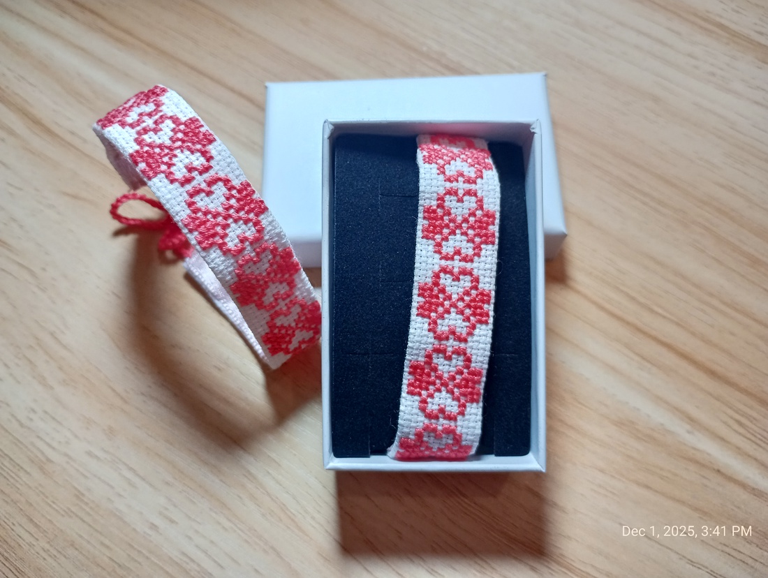 Bratara cusuta manual - bijuterii - brățări - brățări împletite - Artynos.ro