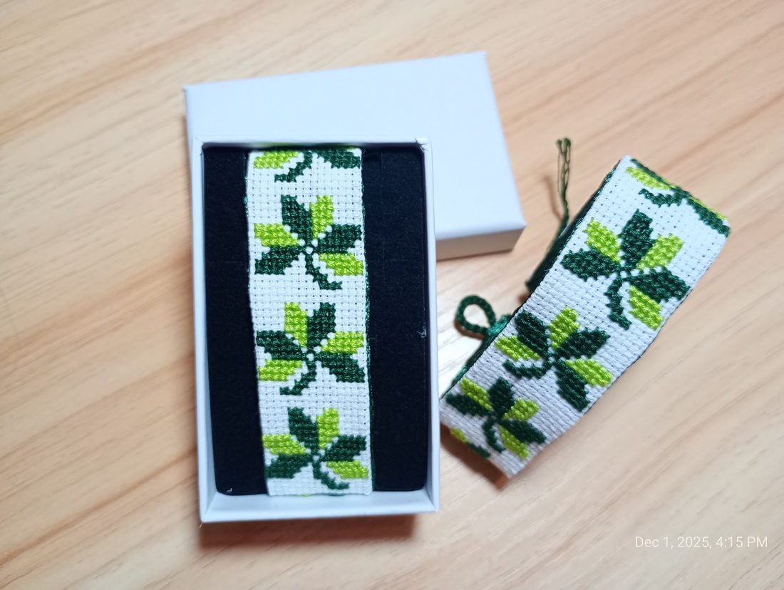 Bratara cusuta manual - bijuterii - brățări - brățări împletite - Artynos.ro