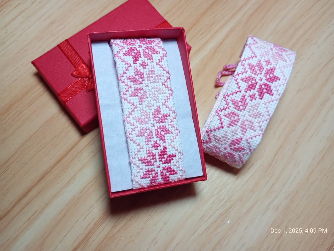 Bratara cusuta manual - bijuterii - brățări - brățări împletite - Artynos.ro