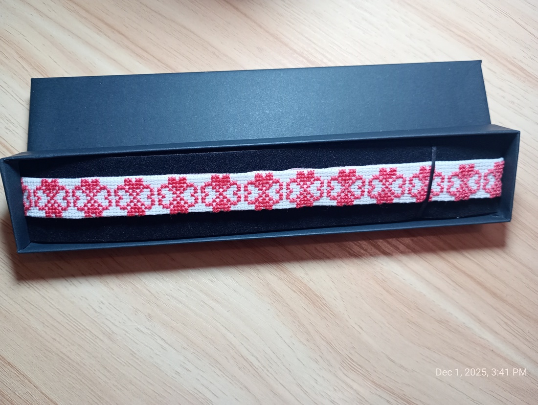 Colier / panglica pentru gat - bijuterii - coliere - coliere brodate - Artynos.ro