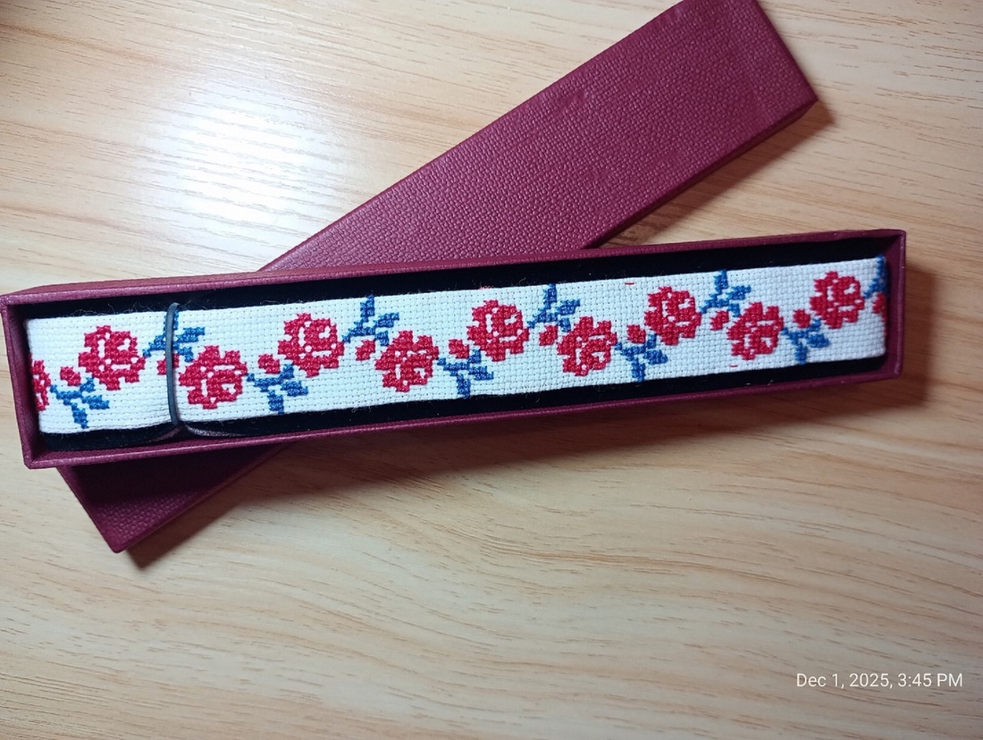 Colier / panglica pentru gat - bijuterii - coliere - coliere brodate - Artynos.ro