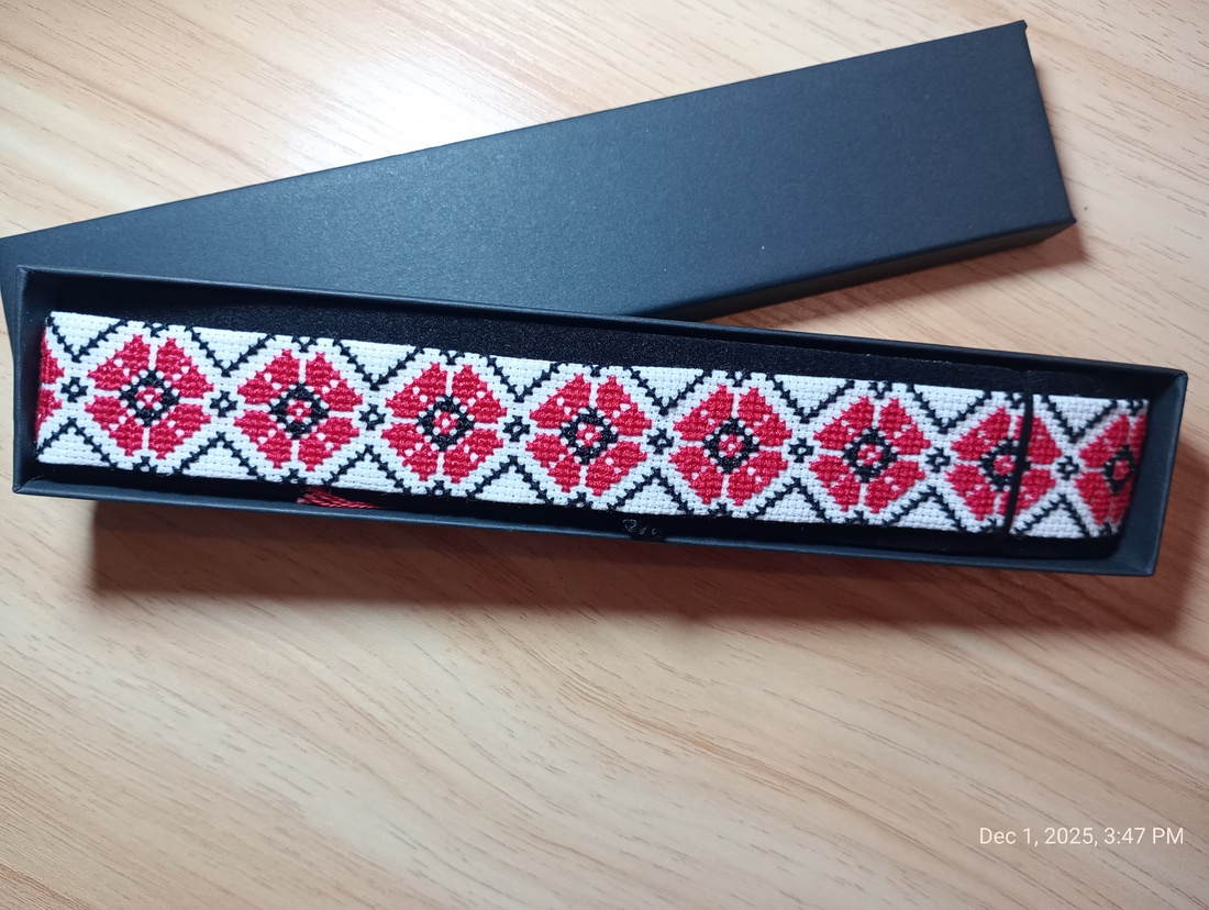 Colier / panglica pentru gat - bijuterii - coliere - coliere brodate - Artynos.ro