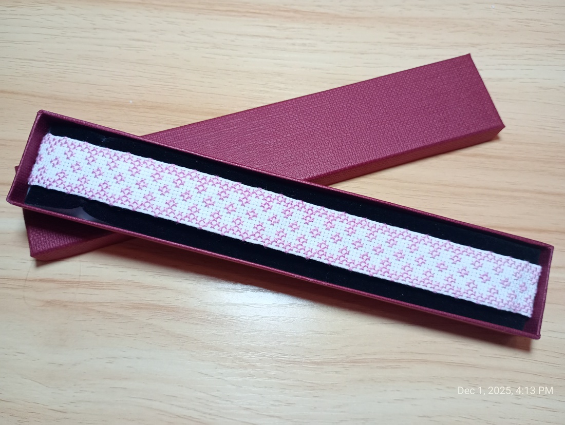 Colier / panglica pentru gat  - bijuterii - coliere - coliere brodate - Artynos.ro