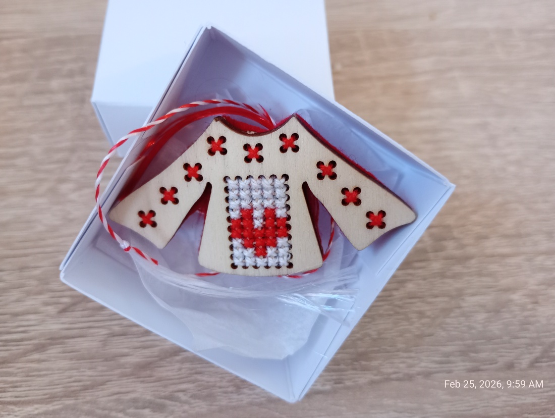 Mărțișor handmade  - bijuterii - broșe - Artynos.ro