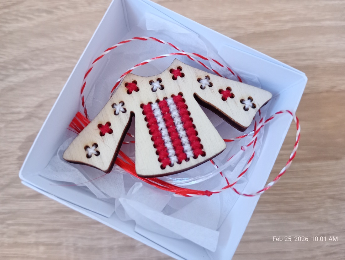 Mărțișor handmade  - bijuterii - broșe - Artynos.ro