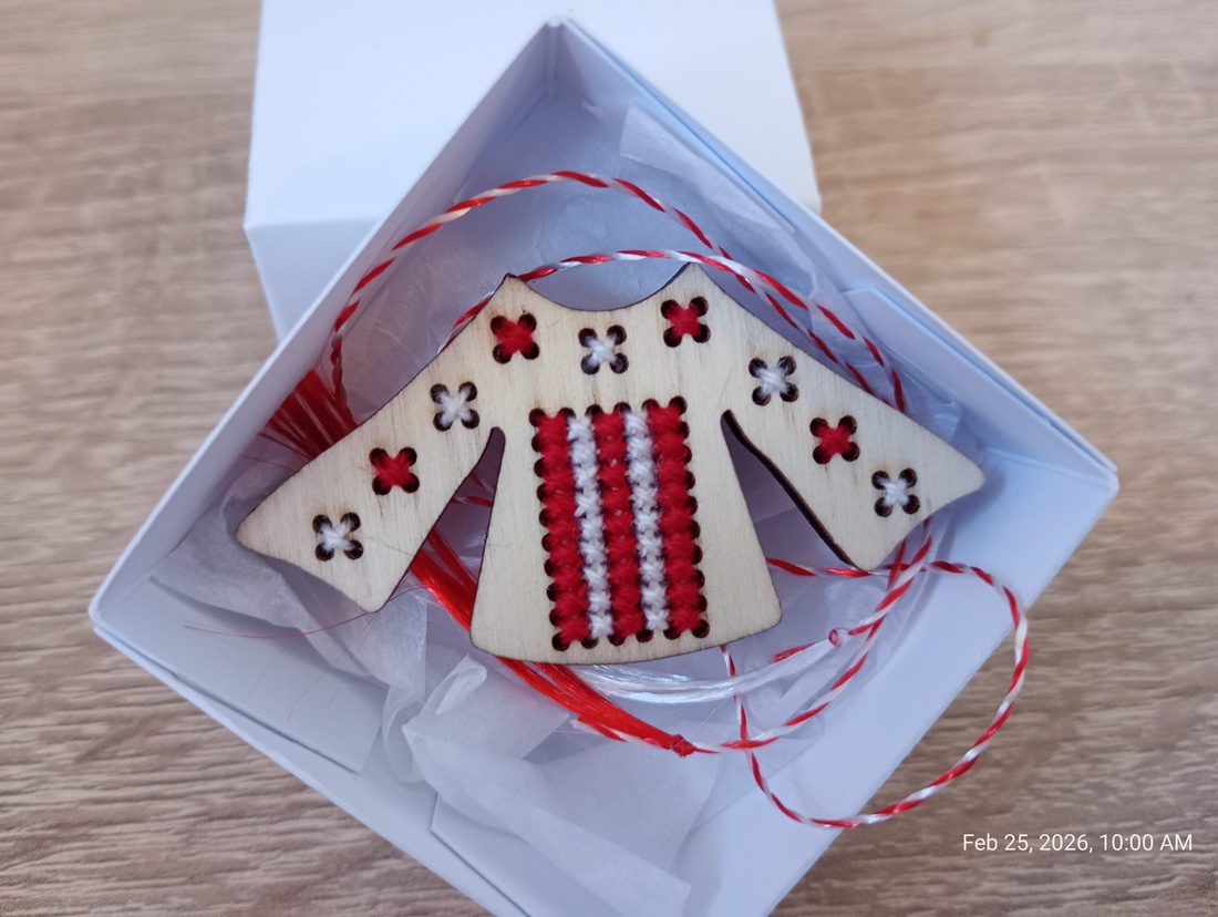 Mărțișor handmade  - bijuterii - broșe - Artynos.ro