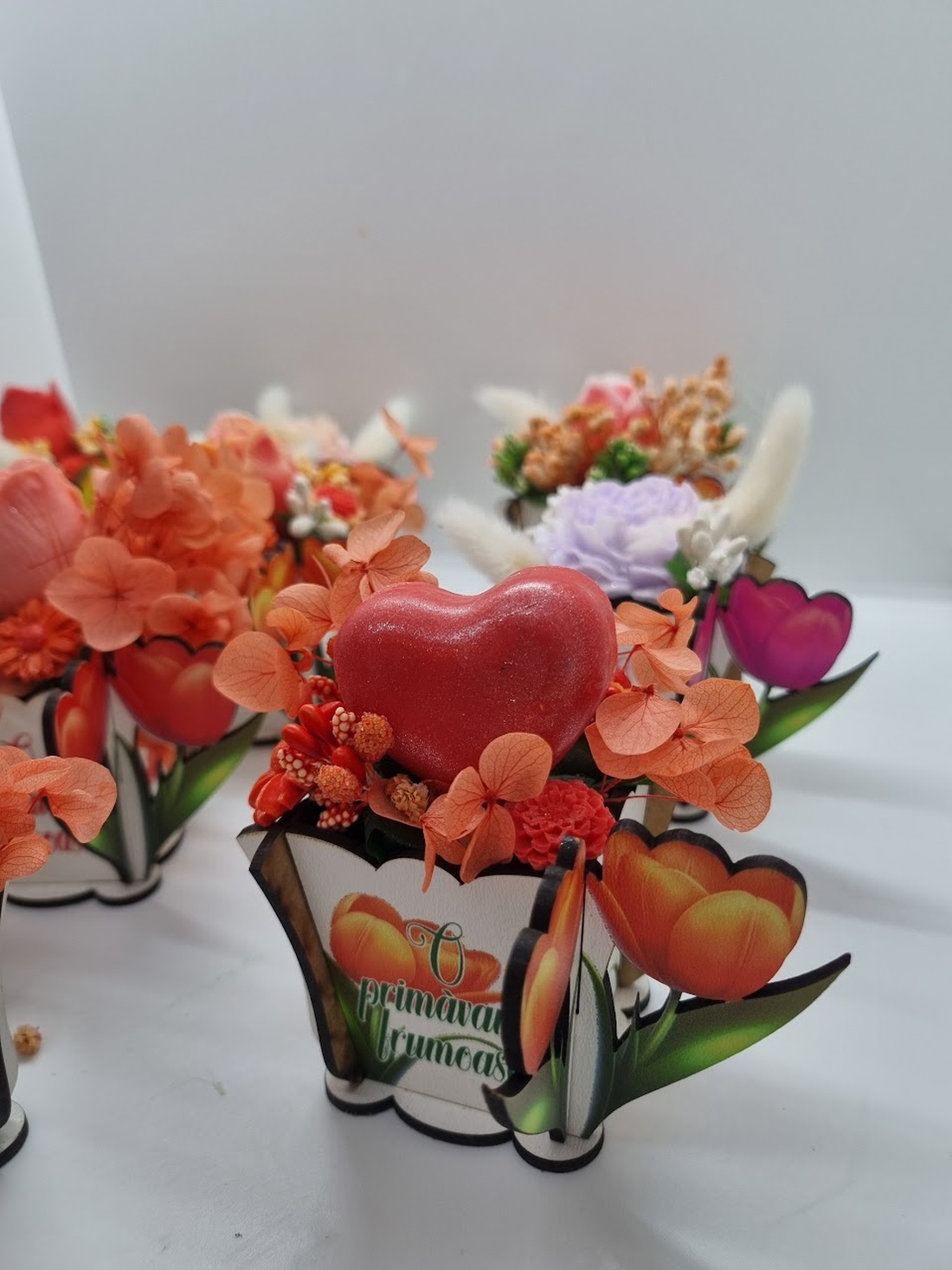 Mini aranjamente de primăvară � cadouri cu suflet - bijuterii - mărțișor - Artynos.ro