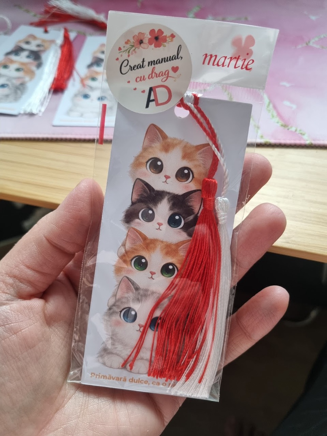 Semn de carte � mărțișor handmade - bijuterii - mărțișor - Artynos.ro