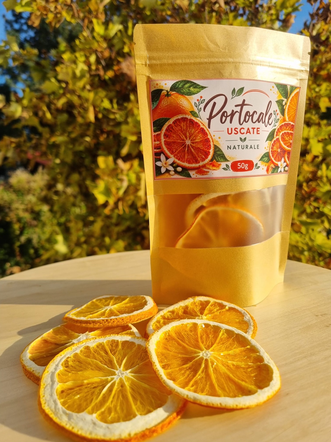 Felii de Portocale Uscate Premium, Deshidratate Uniform, pentru Decorațiuni și Aranjamente, 50 g - crăciun - decorațiuni de crăciun de casă - decorațiuni pentru ușă de crăciun - Artynos.ro