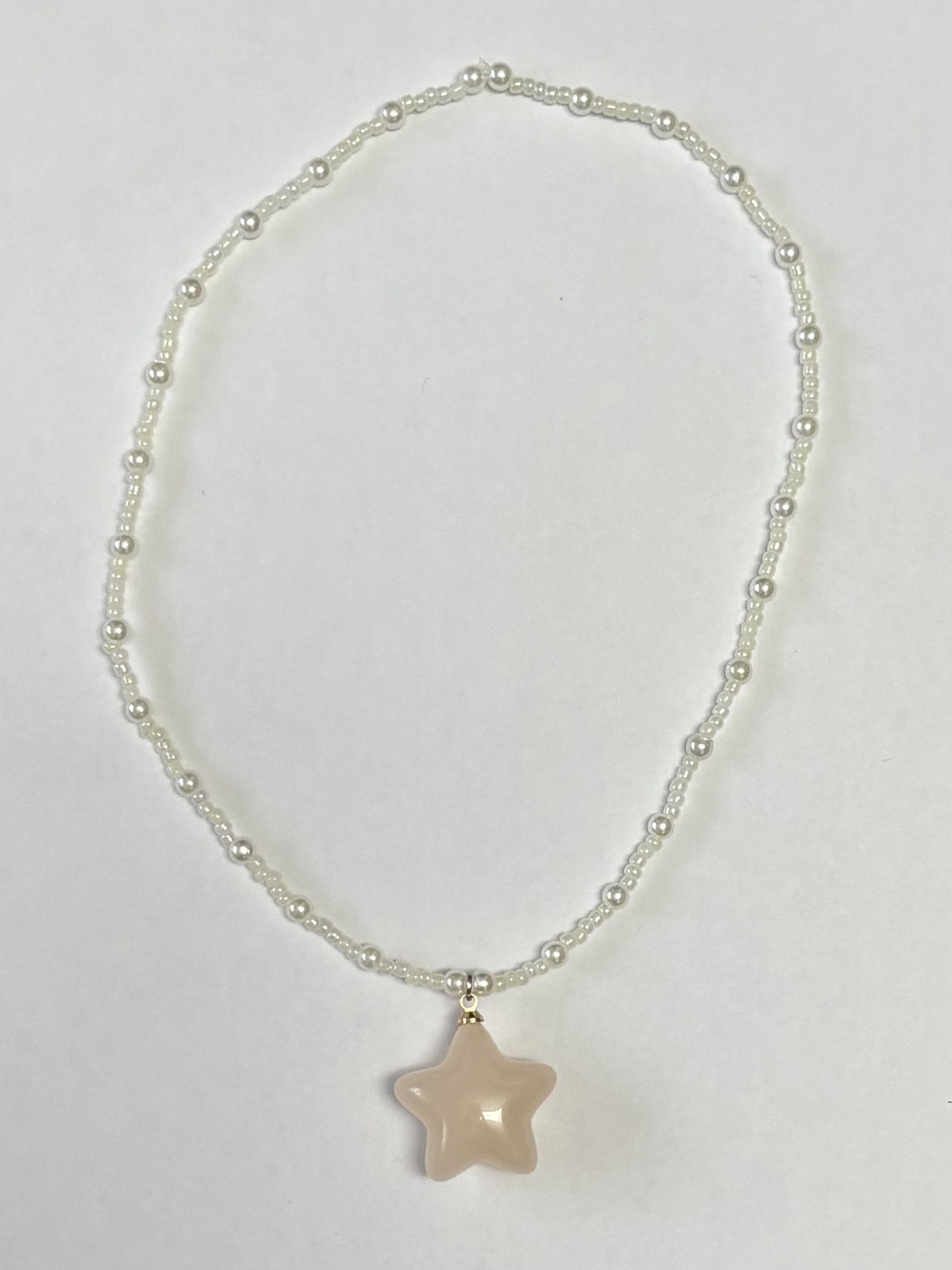 Colier steluță cu perle - bijuterii - coliere - coliere cu pandative - Artynos.ro