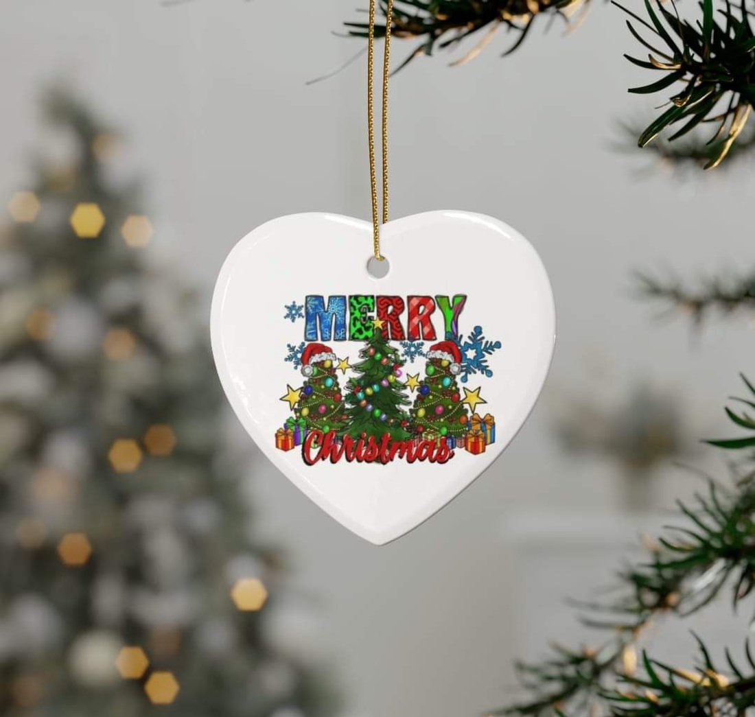 Ornament ceramica personalizat  - crăciun - decorațiuni de crăciun de casă - Artynos.ro