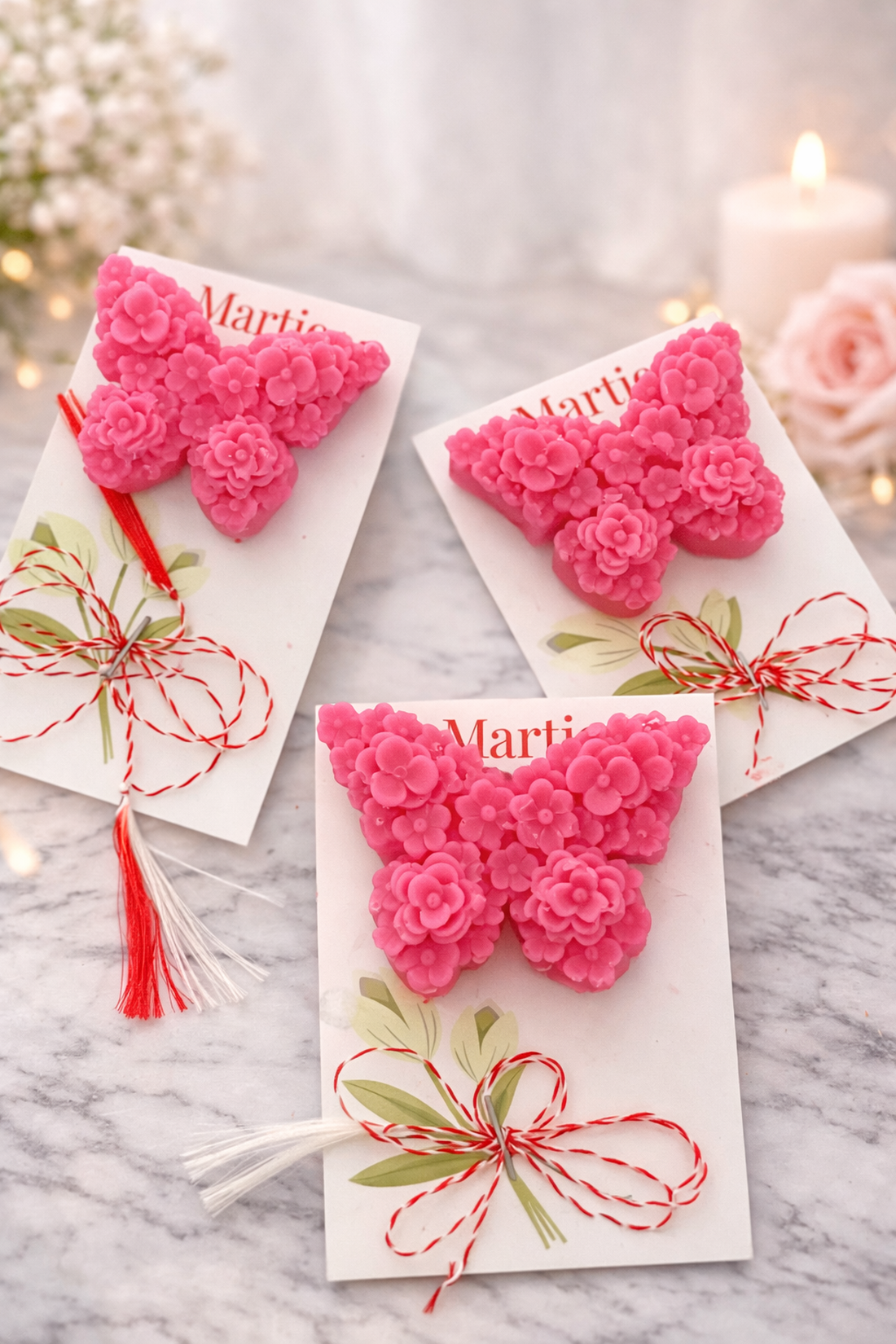 Martisoare parfumate din ceara de soia - casă & stil de viață - lumânări, parfumuri, arome - ceară parfumată - Artynos.ro