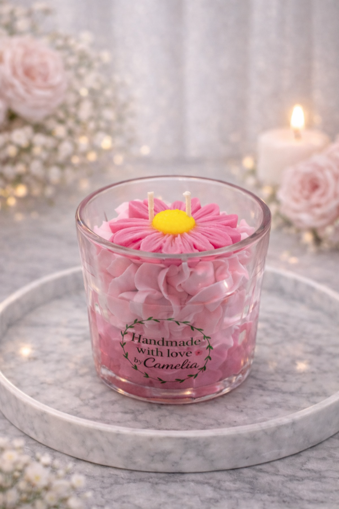 Lumanare parfumata din ceara de soia 200g - casă & stil de viață - lumânări, parfumuri, arome - lumânări artizanale - Artynos.ro