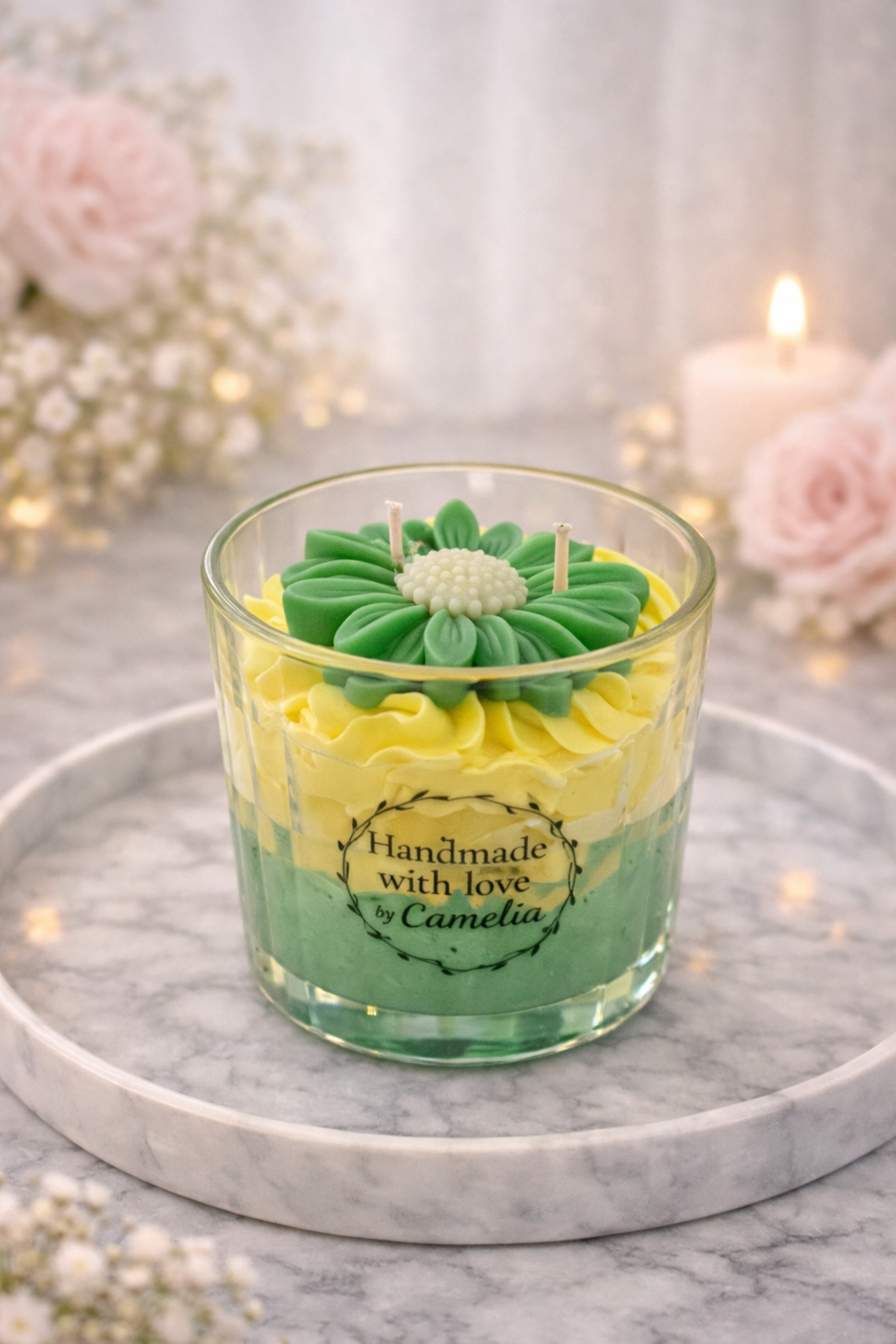 Lumanare parfumata din ceara de soia 200g - casă & stil de viață - lumânări, parfumuri, arome - lumânări artizanale - Artynos.ro