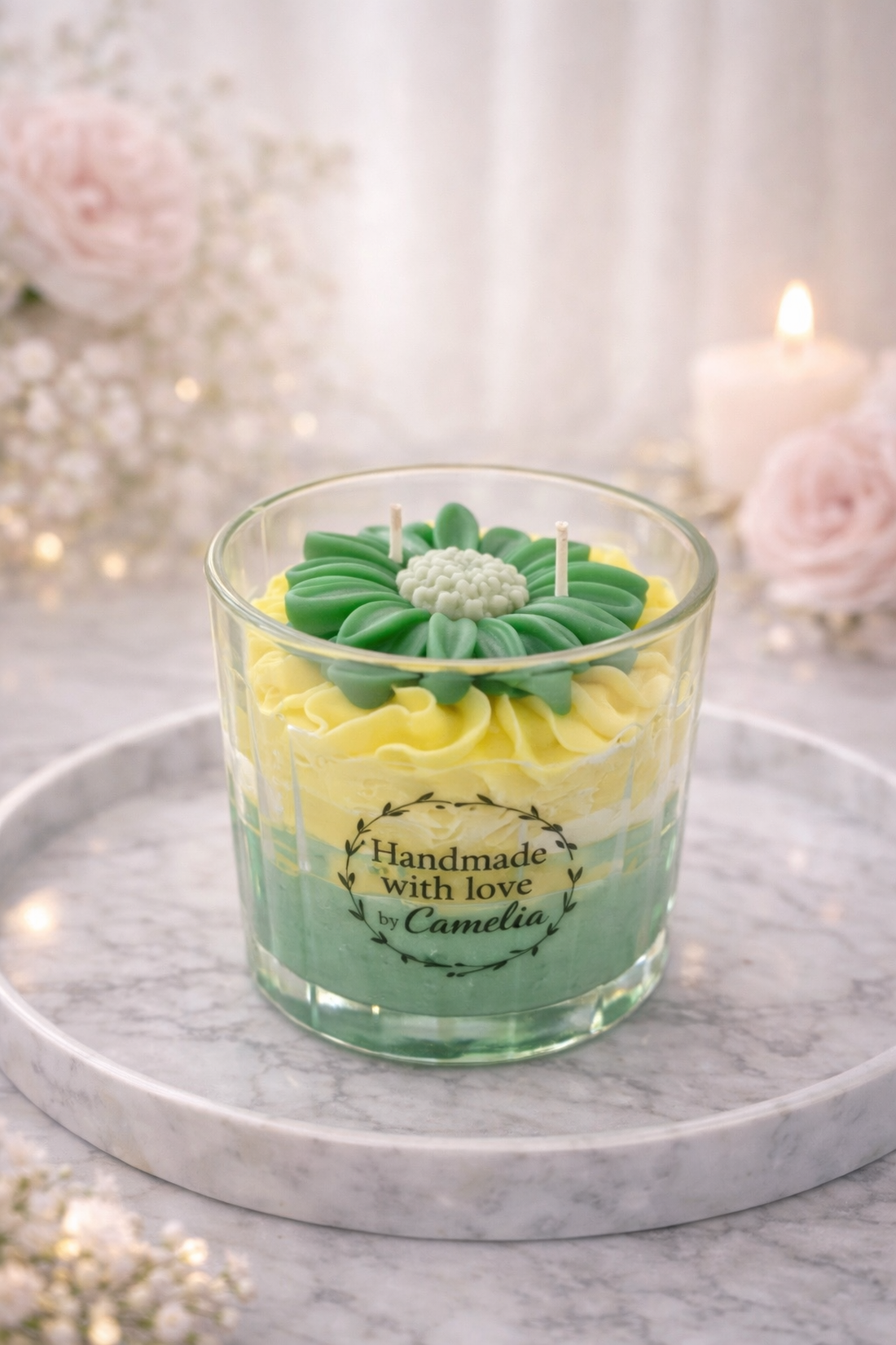 Lumanare parfumata din ceara de soia 200g - casă & stil de viață - lumânări, parfumuri, arome - lumânări artizanale - Artynos.ro