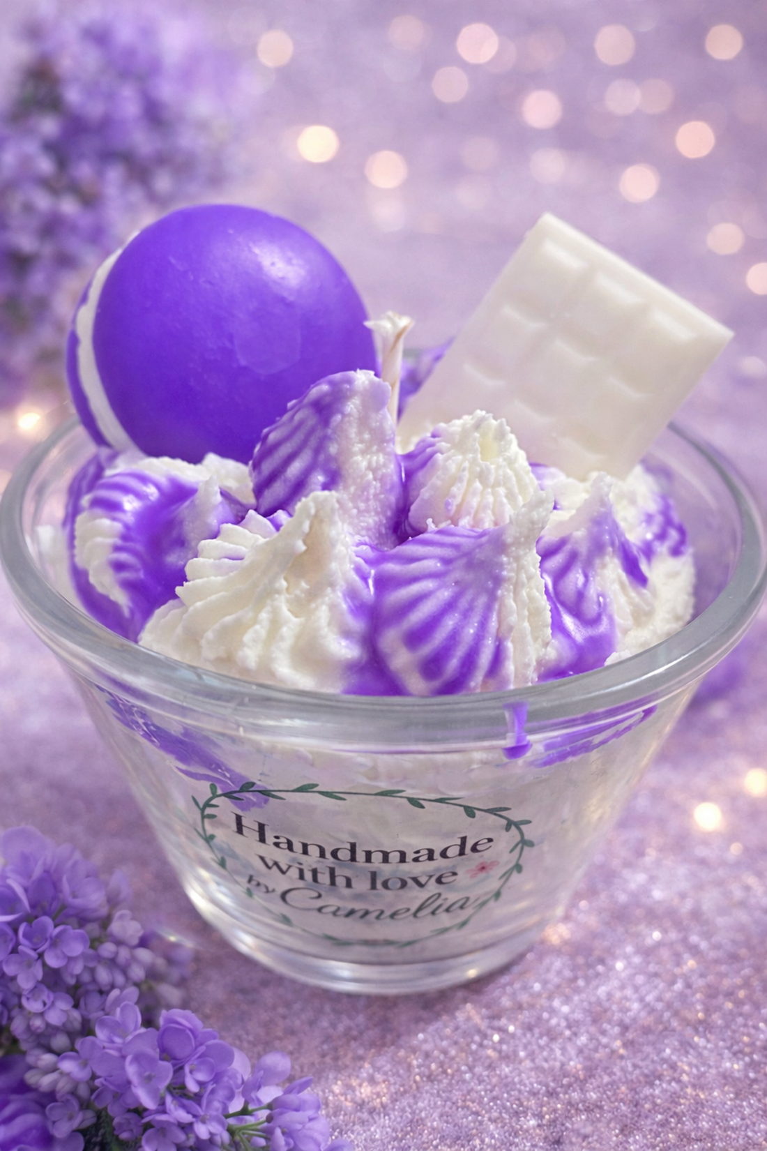 Lumnare parfumata artizanala colectia Dessert Fantasy - casă & stil de viață - lumânări, parfumuri, arome - lumânări artizanale - Artynos.ro