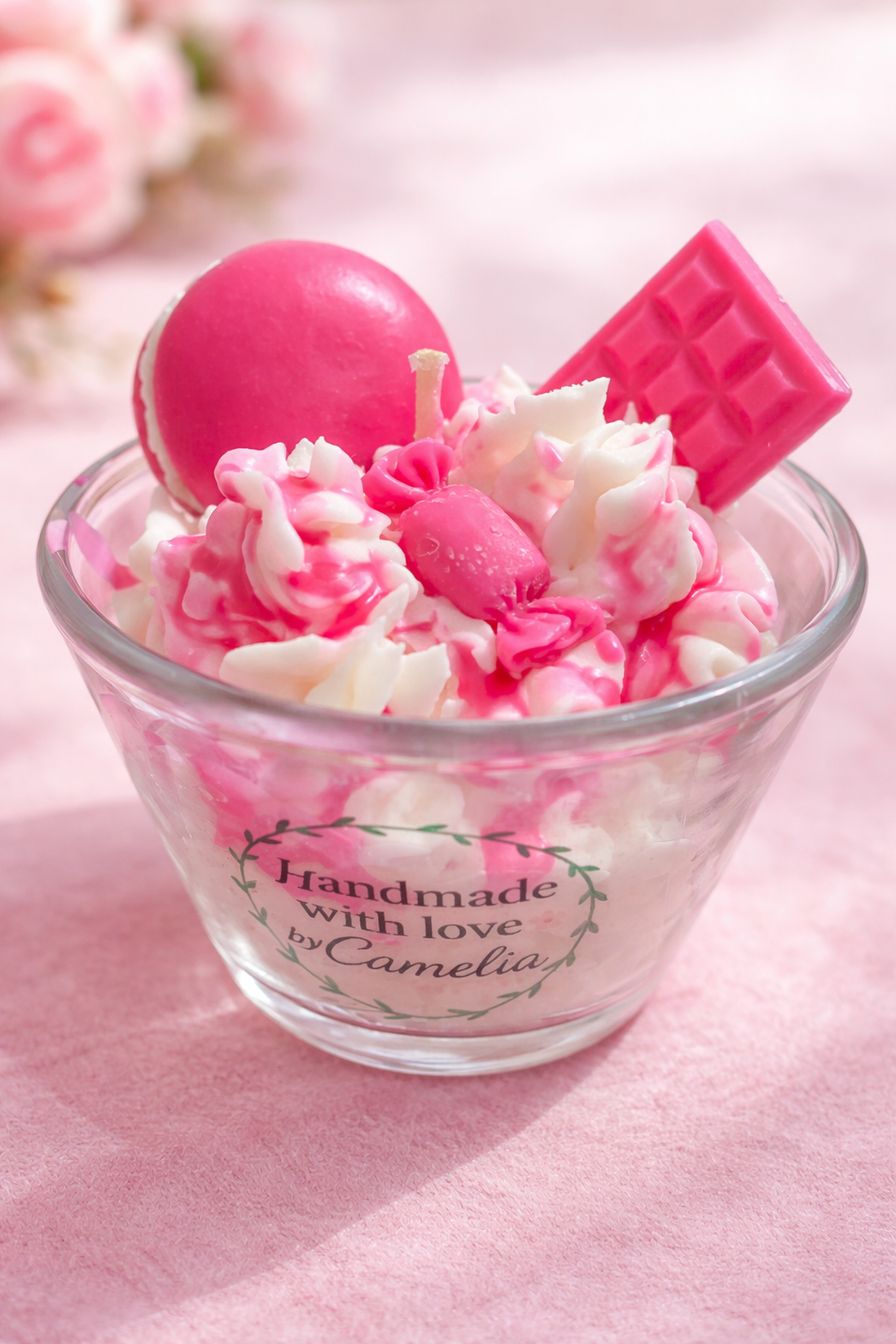 Lumnare parfumata artizanala colectia Dessert Fantasy - casă & stil de viață - lumânări, parfumuri, arome - lumânări artizanale - Artynos.ro