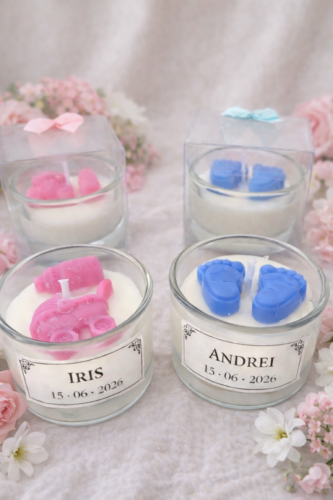 Marturii de botez parfumate - casă & stil de viață - lumânări, parfumuri, arome - lumânări artizanale - Artynos.ro