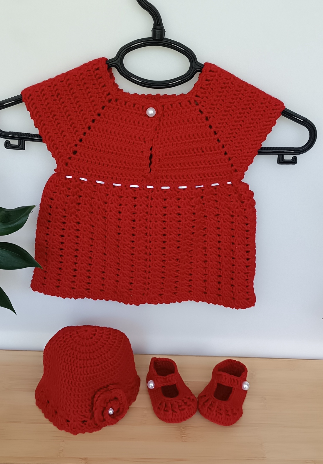 Rochiță  Red Princess - îmbrăcăminte și modă - haine bebeluși, haine copii - rochii fetițe - Artynos.ro