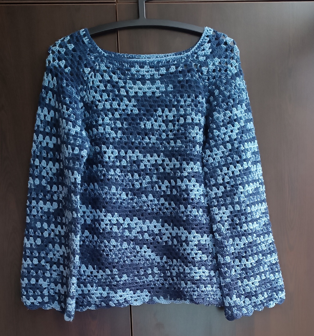 Pulover Cozy Blue - îmbrăcăminte și modă - haine damă - hanorace, cardigane - Artynos.ro