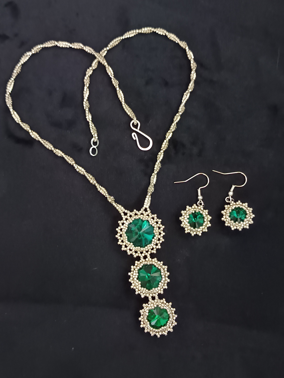 Set smarald  - bijuterii - seturi de bijuterii - Artynos.ro