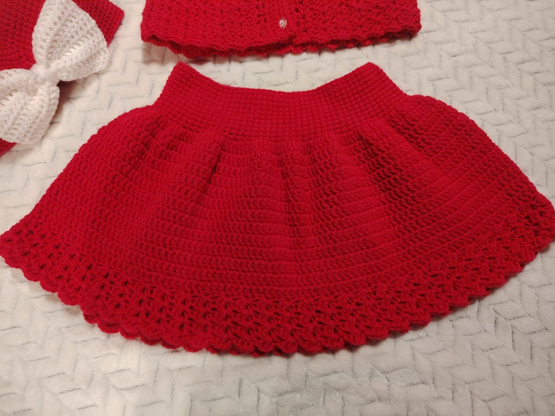 Set crosetat copii 2-3 ani - îmbrăcăminte și modă - haine bebeluși și copii - rochii fetițe - Artynos.ro