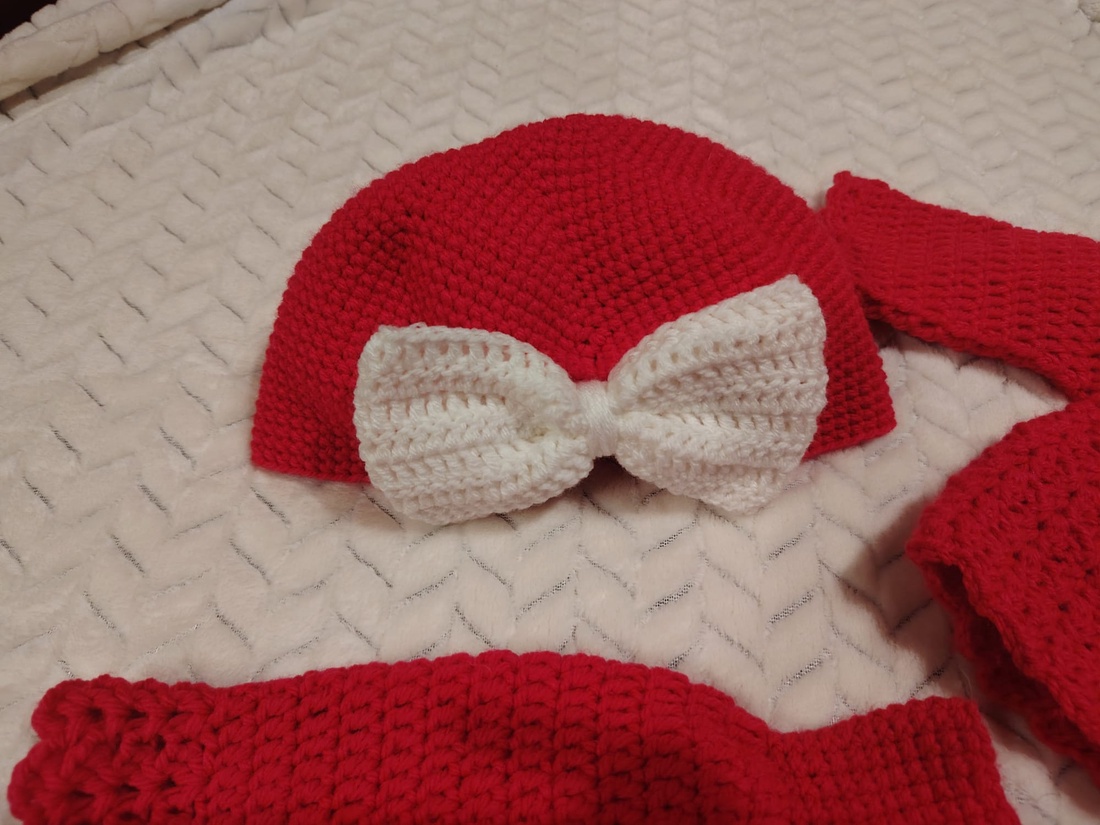 Set crosetat copii 2-3 ani - îmbrăcăminte și modă - haine bebeluși și copii - rochii fetițe - Artynos.ro