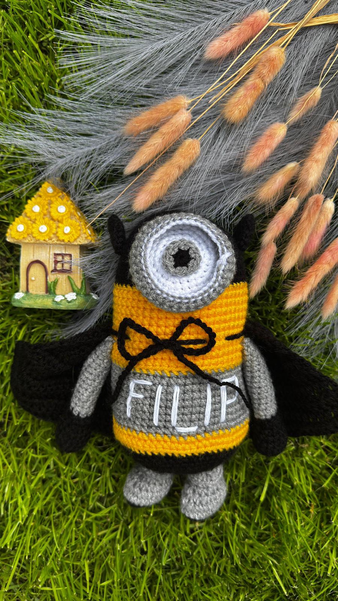 Jucarie crosetata batman minion - jucării și echipamente pentru copii - plușuri - figurine de pluș - Artynos.ro