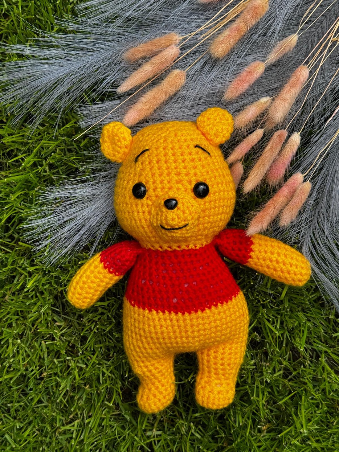 Jucarie crosetata tematica Winnie the Pooh - jucării și echipamente pentru copii - plușuri - figurine de pluș - Artynos.ro