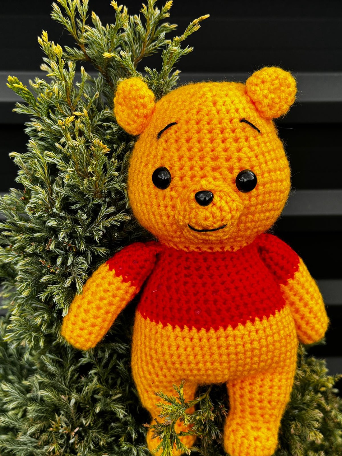 Jucarie crosetata tematica Winnie the Pooh - jucării și echipamente pentru copii - plușuri - figurine de pluș - Artynos.ro