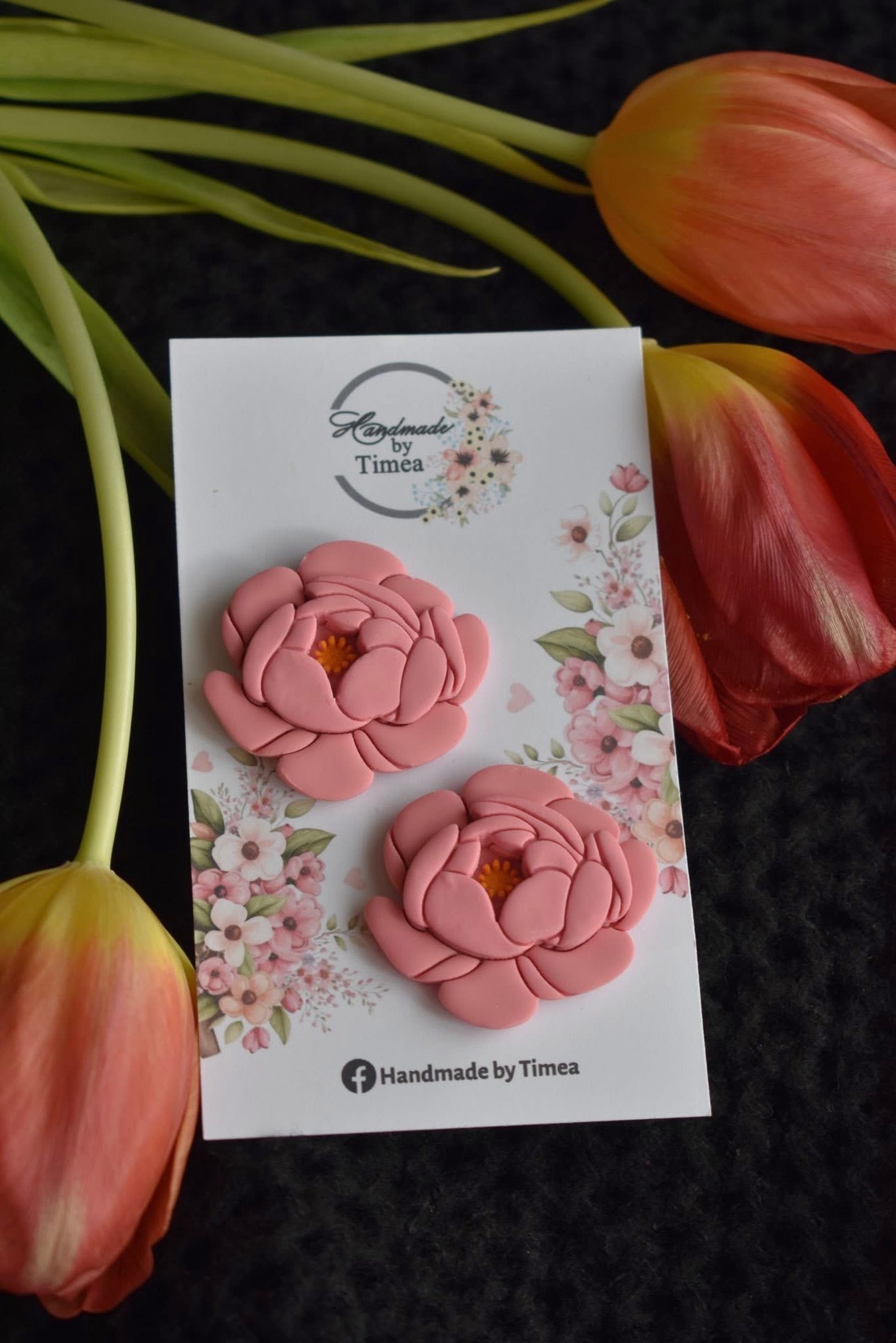 Cercei bujori - bijuterii - cercei - cercei cu figurine - Artynos.ro