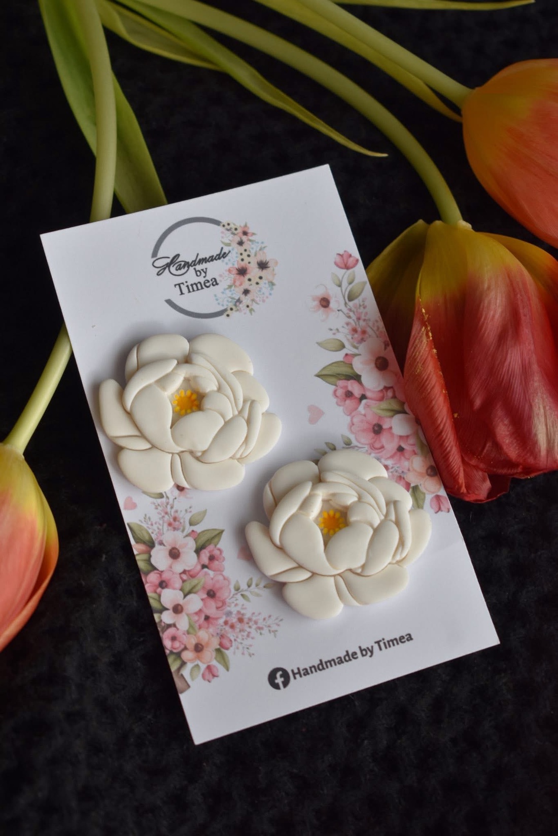 Cercei bujori - bijuterii - cercei - cercei cu figurine - Artynos.ro