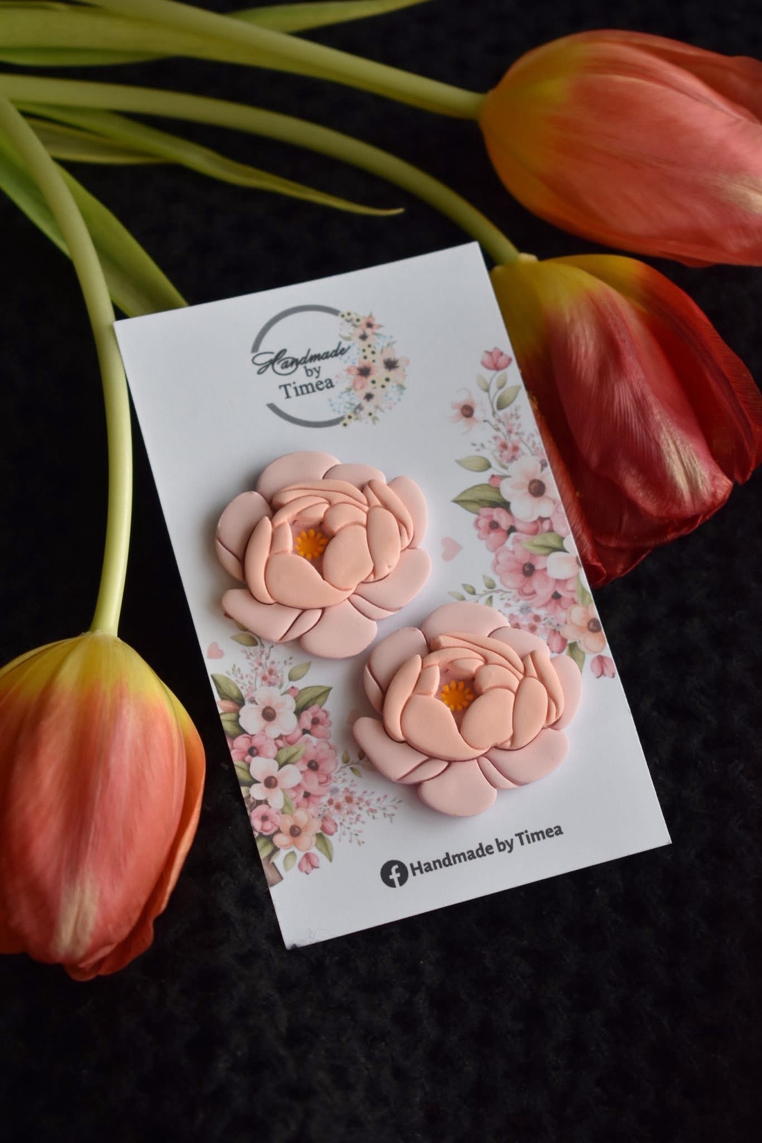 Cercei bujori - bijuterii - cercei - cercei cu figurine - Artynos.ro