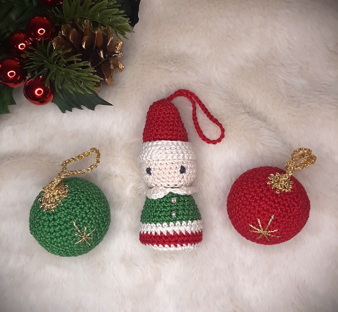 Primul Crăciun Împreună - set de decorațiuni croșetate - crăciun - cadouri de moș crăciun - cadouri de moș crăciun - Artynos.ro