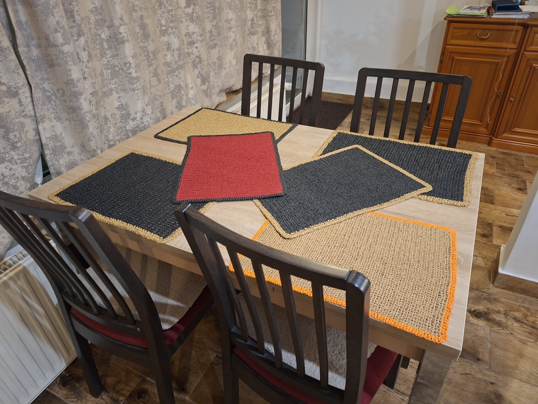 Set 6 Suporturi de Masă croșetate Manual, stil Rustic - casă & stil de viață - decorațiuni de casă - decorațiuni de masă și rafturi - fețe de masă croșetate - Artynos.ro