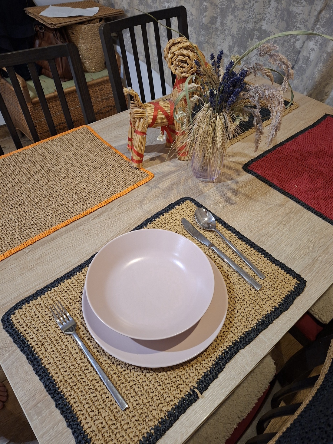 Set 6 Suporturi de Masă croșetate Manual, stil Rustic - casă & stil de viață - decorațiuni de casă - decorațiuni de masă și rafturi - fețe de masă croșetate - Artynos.ro