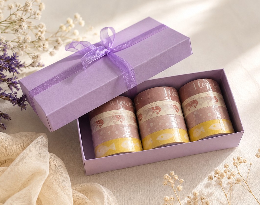  12 role de washi tape - crăciun - accesorii cadou de crăciun - hârtii de ambalat cadouri - Artynos.ro
