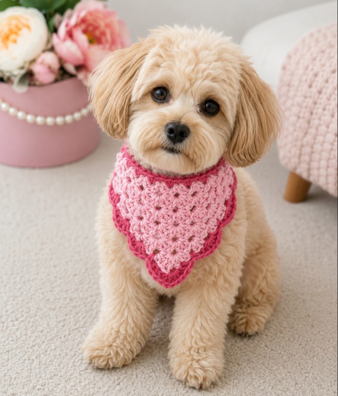 Bandane crosetate - casă & stil de viață - accesorii pentru animale  - echipamente pentru câini - haine pentru câini - Artynos.ro