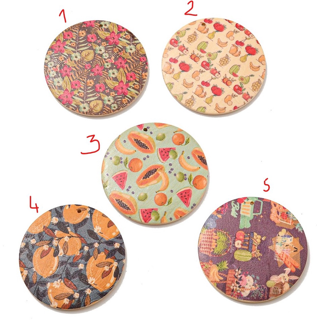 Pandative din lemn  - accessorii și unelte - accesorii pentru bijuterii - Artynos.ro