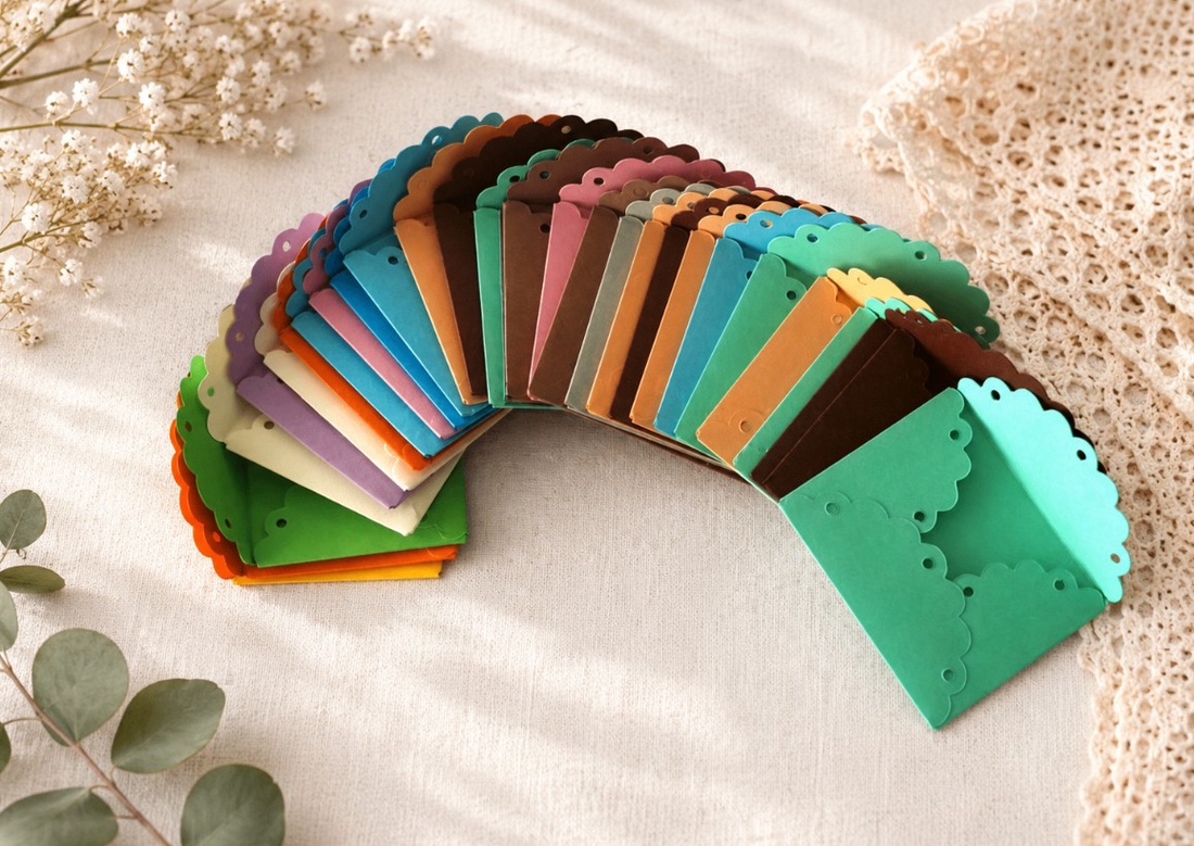 Plicuri mini dantelate  - casă & stil de viață - produse de papetărie - plicuri - Artynos.ro
