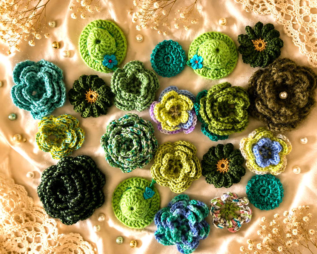 Lot aplicatii crosetate - accessorii și unelte - accesorii decorative - alte accesorii - Artynos.ro